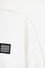 Load image into Gallery viewer, ARAW ARAW SUNDAY L/S (BLACK ON WHITE)
