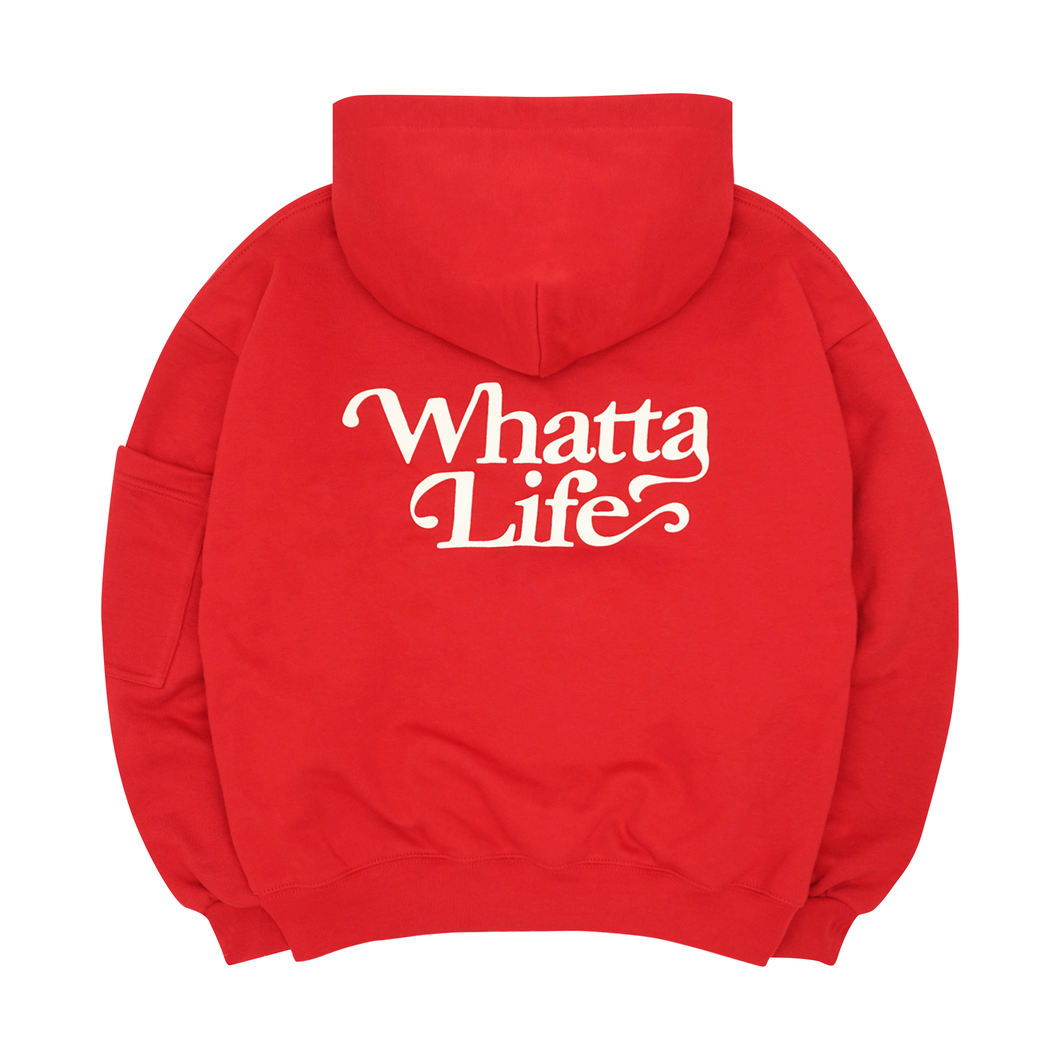 WHATTA LIFE HOODIE (RED)