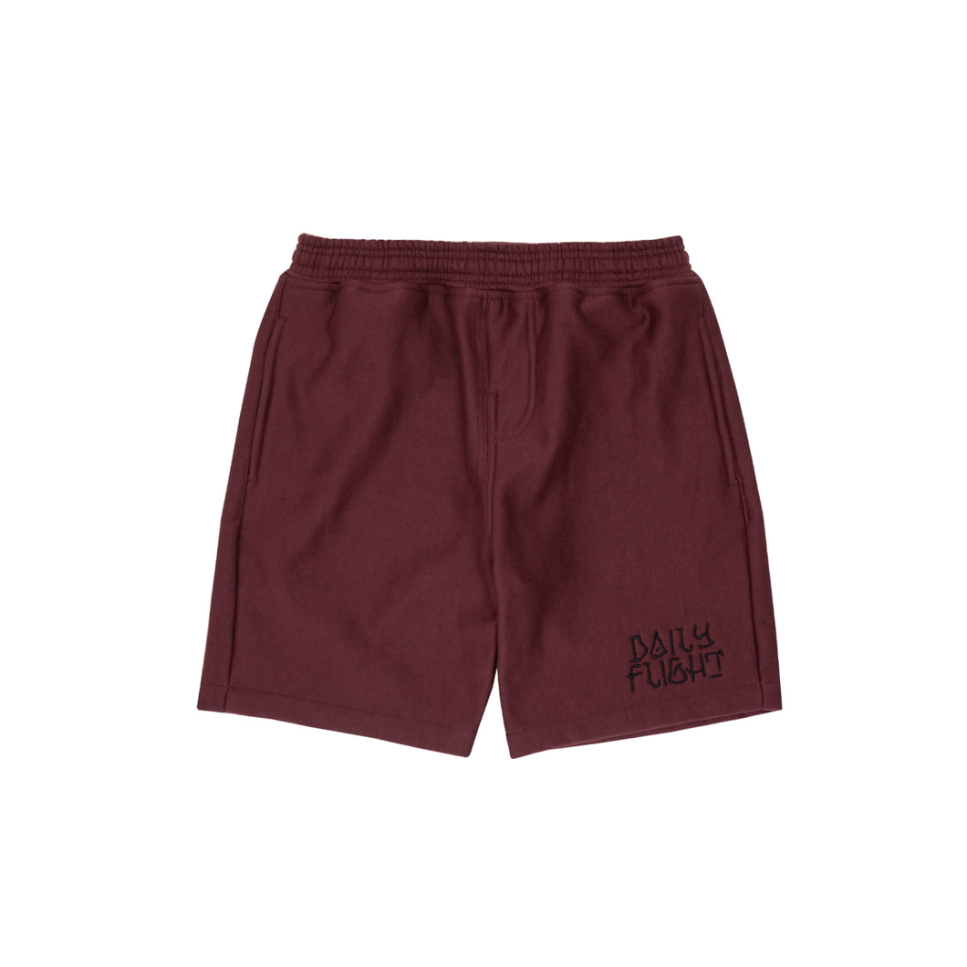 DF ESSENTIAL SWEATSHORTS (MAROON)